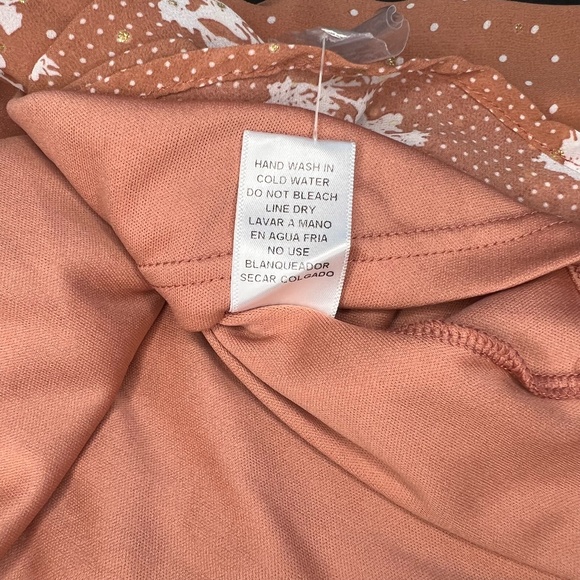 Entro size L dusty pink ruffly dress - Picture 8 of 11